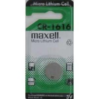 Pile bouton lithium Maxell blister CR1616 MAXELL 3V 55mAh